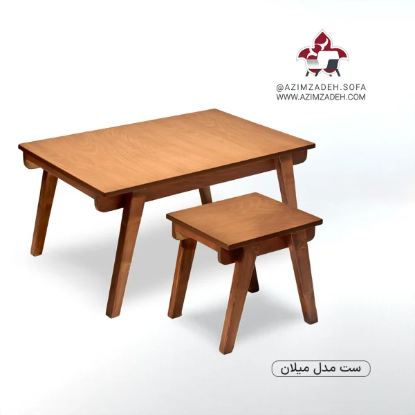 جلو مبلی و عسلی مدل غزال