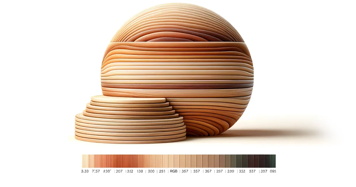 رنگ : خود رنگ راش و نمونه های چوب راش