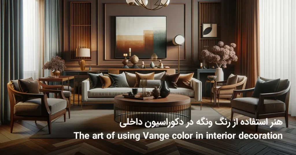 هنر استفاده از رنگ ونگه در دکوراسیون داخلی
